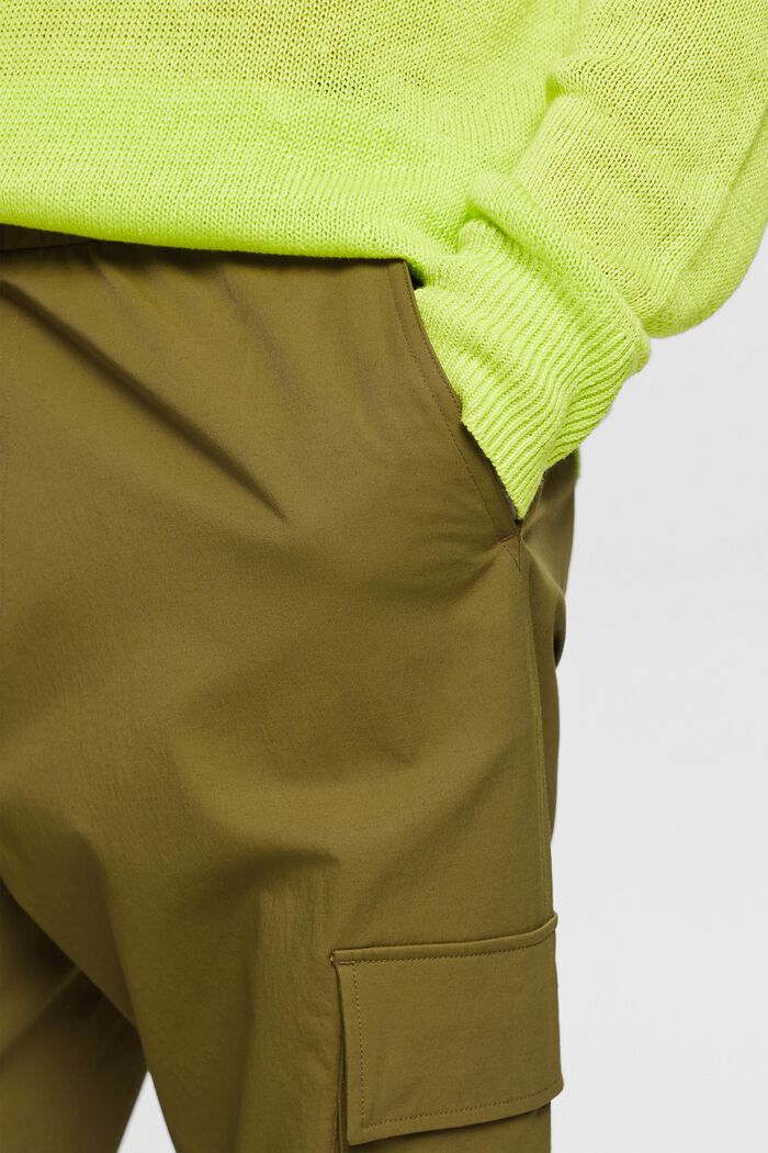 Pantaloni cargo, OLIVE, detail image number 4
