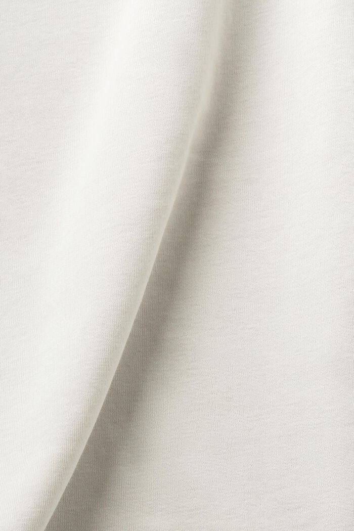 Top in cotone biologico, LIGHT TAUPE, detail image number 5