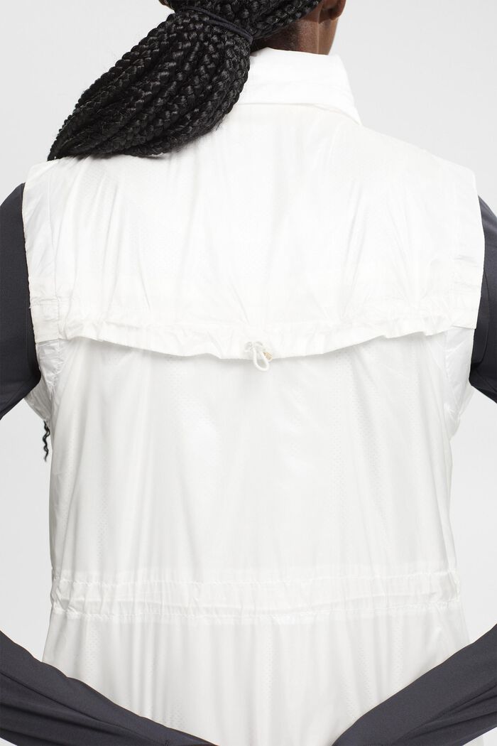 Gilet con coulisse e E-DRY, OFF WHITE, detail image number 2