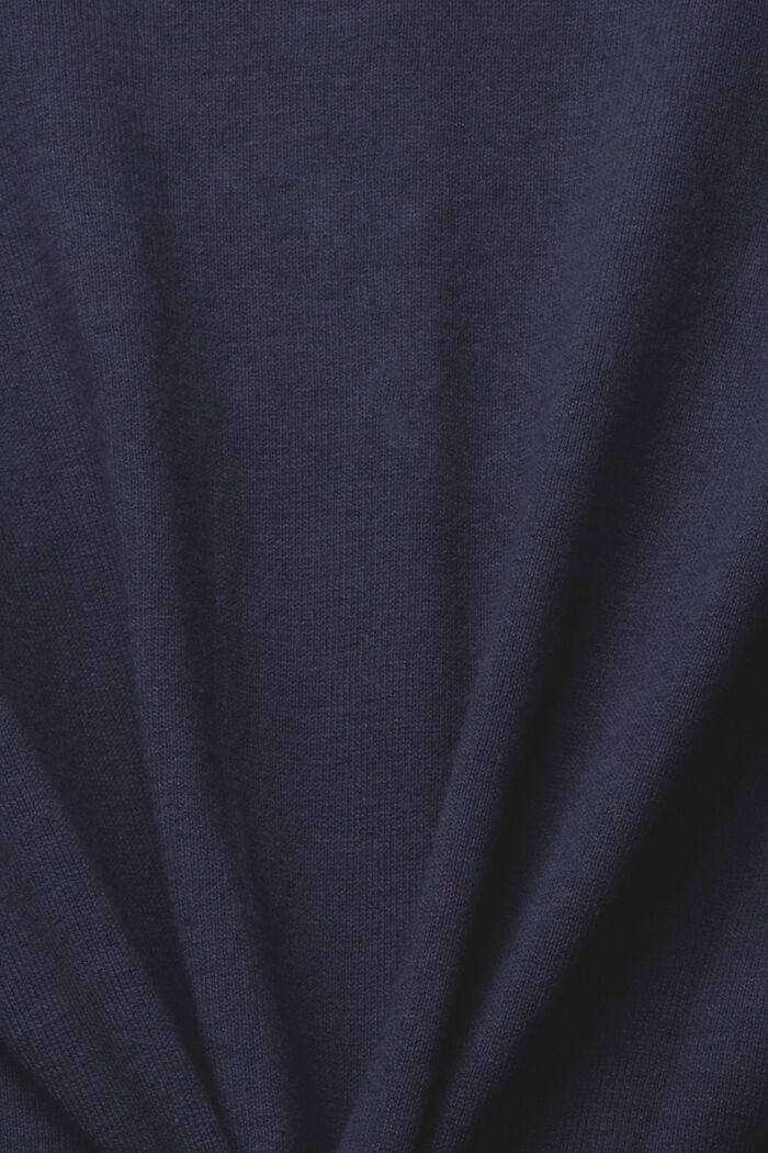 Pullover con scollo a V, NAVY, detail image number 1