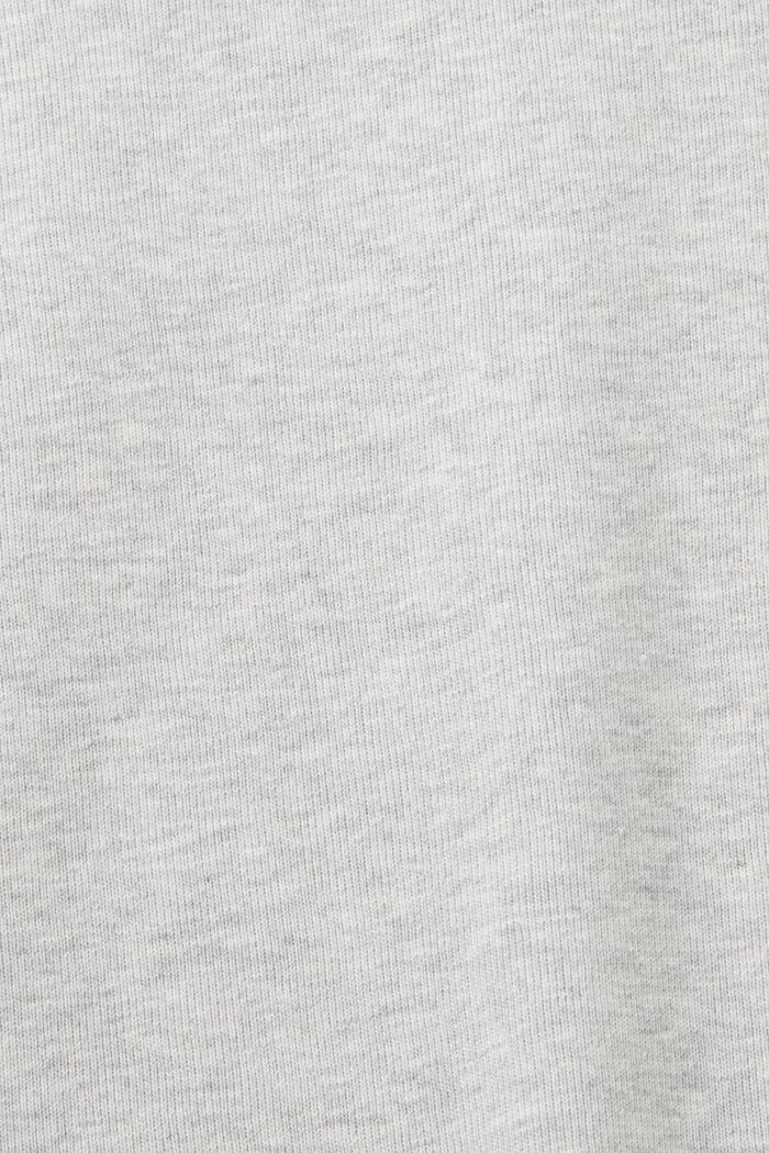 Top a maniche lunghe in jersey, LIGHT GREY, detail image number 5