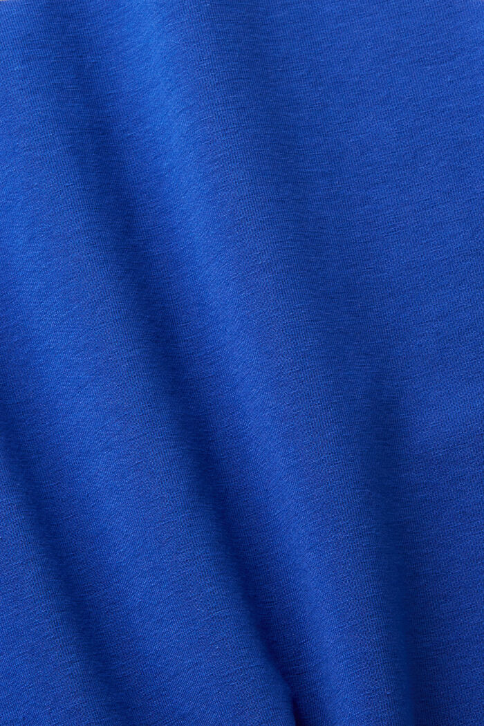 T-shirt sportiva in cotone, BRIGHT BLUE, detail image number 6