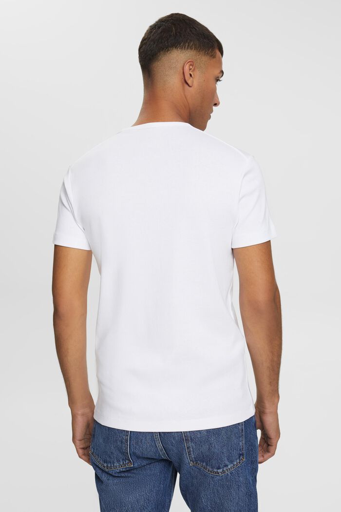 T-shirt in jersey slim fit, WHITE, detail image number 3