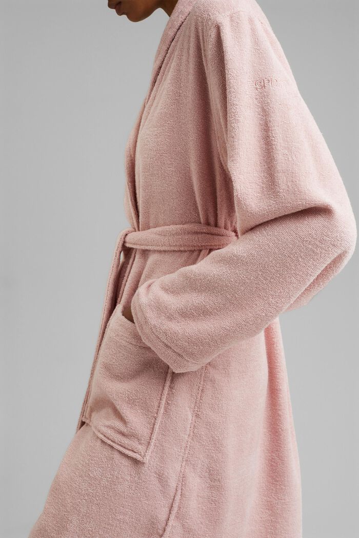 Accappatoio unisex, 100% cotone, ROSE, detail image number 3