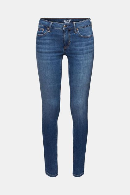 Jeans premium a vita media dal taglio skinny