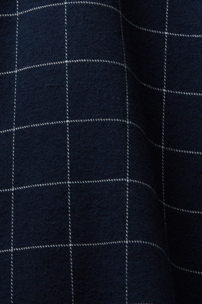 Camicia a quadri in flanella dalla vestibilità regolare, NAVY, detail image number 5