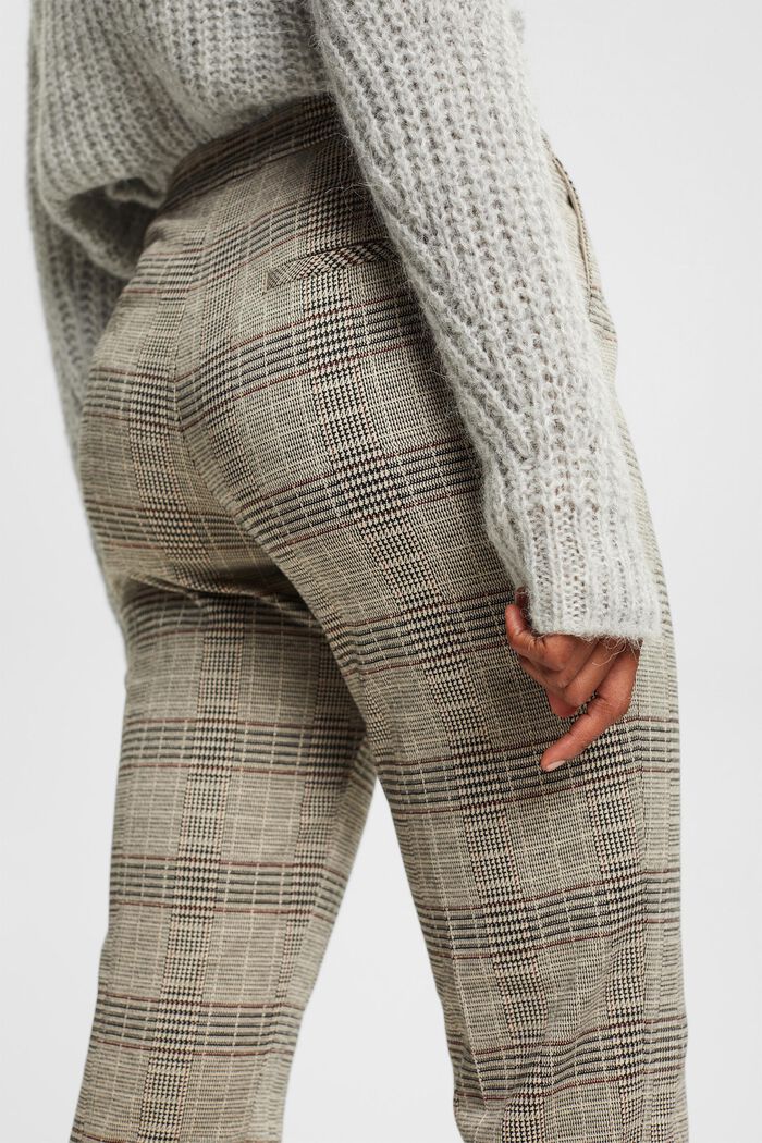 QUADRI PRINCIPE DI GALLES mix & match pantaloni con gamba che si restringe, ICE, detail image number 4
