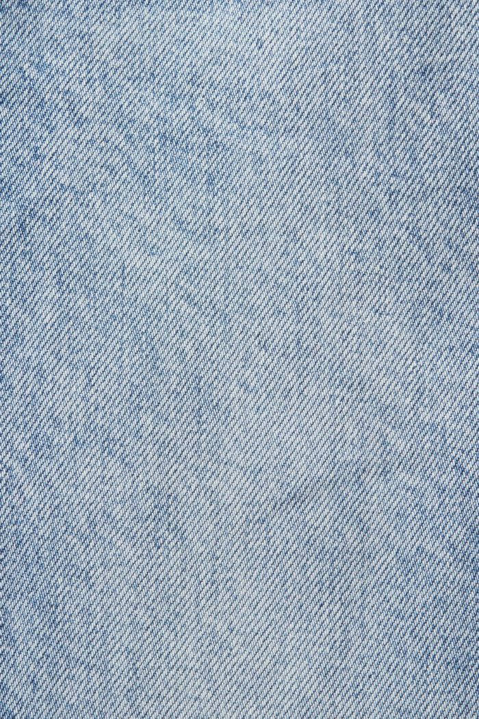 Jeans slim retrò a vita alta, BLUE BLEACHED, detail image number 6