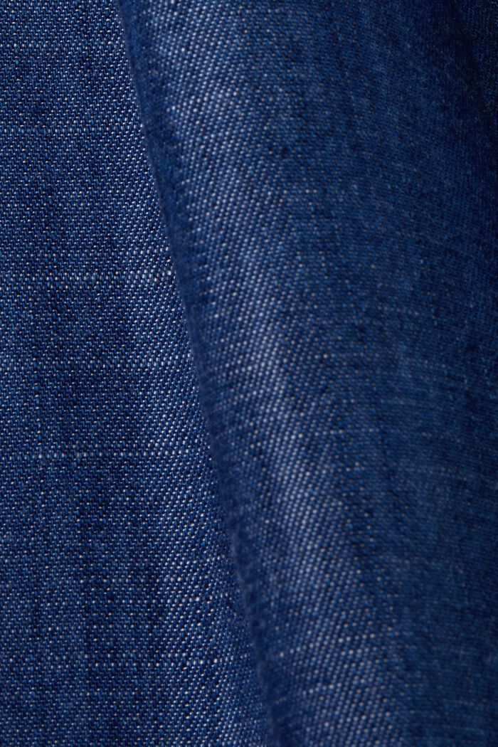 Pantaloni a gamba larga con cintura in vita, BLUE MEDIUM WASHED, detail image number 6