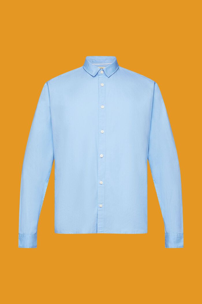 Camicia Slim Fit in cotone sostenibile, LIGHT BLUE, detail image number 6