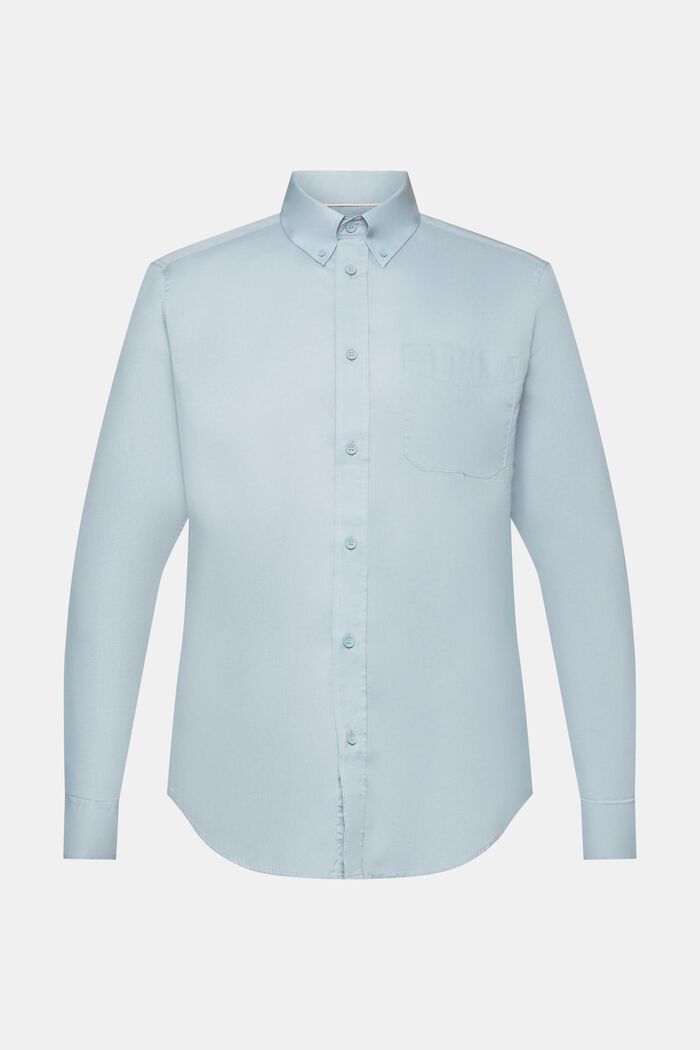 Camicia button-down, LIGHT BLUE, detail image number 5