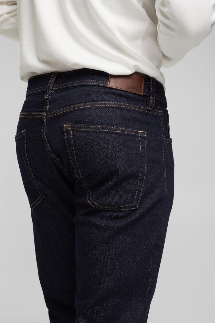 Jeans elasticizzati con cotone biologico, BLUE RINSE, detail image number 5