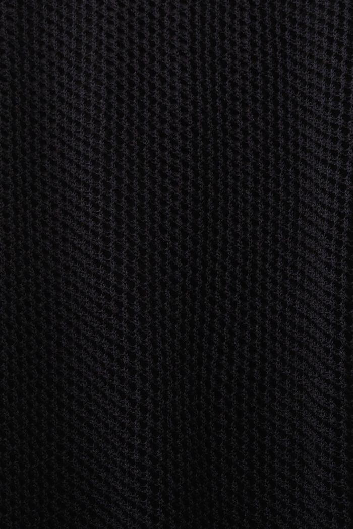 Gonna in mesh a tubino, BLACK, detail image number 4