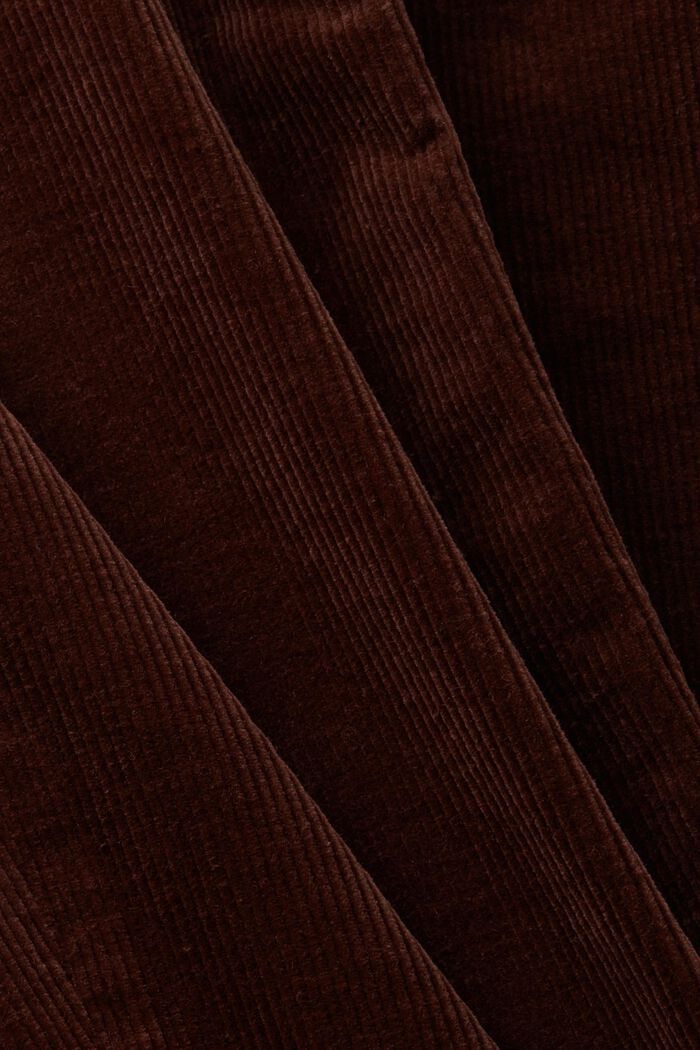 Gonna a tubino in velluto, BROWN, detail image number 6