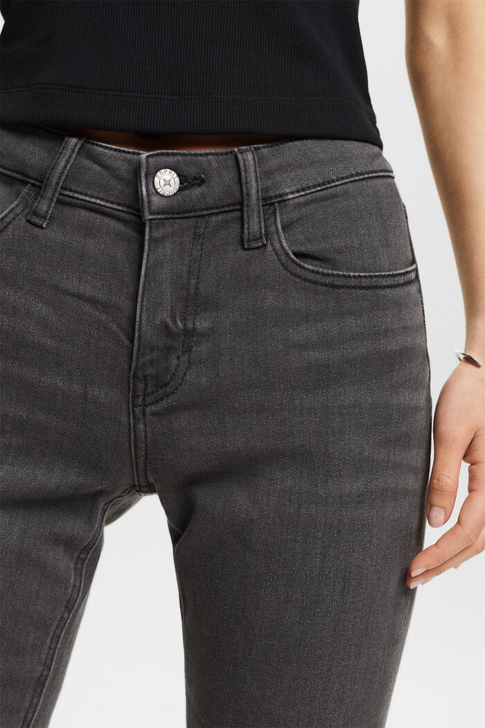 Jeans stretch slim fit, GREY MEDIUM WASHED, detail image number 4