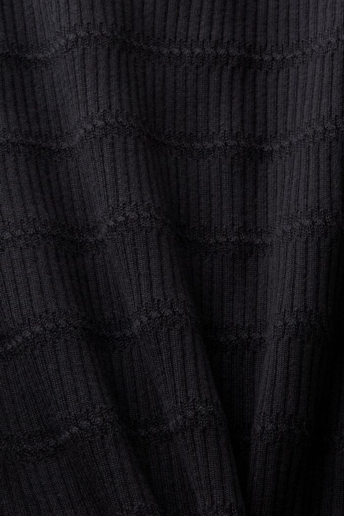 Pullover senza maniche con scollo a V, BLACK, detail image number 4