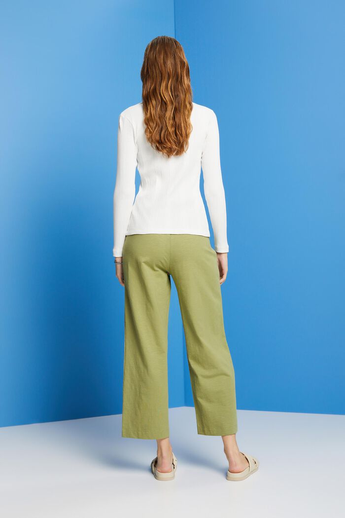 Culotte in jersey, 100% cotone, PISTACHIO GREEN, detail image number 3