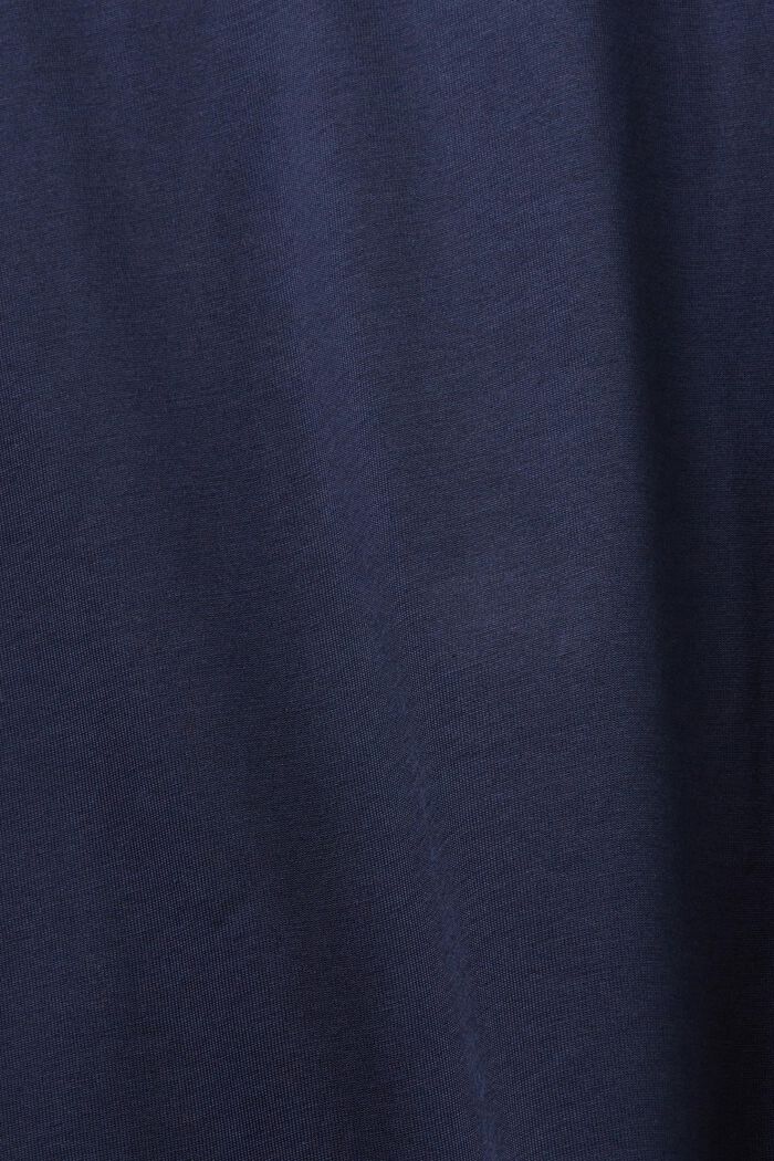 T-shirt slim fit in cotone Pima, NAVY, detail image number 5