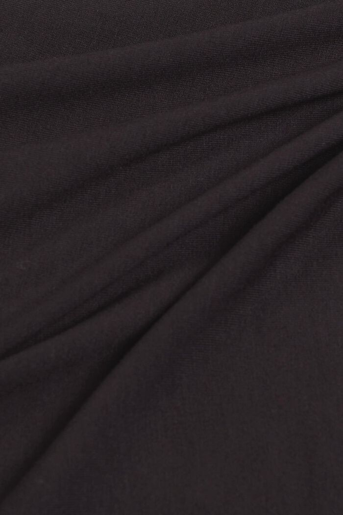 Camicia da notte con pizzo, LENZING™ ECOVERO™, BLACK, detail image number 4