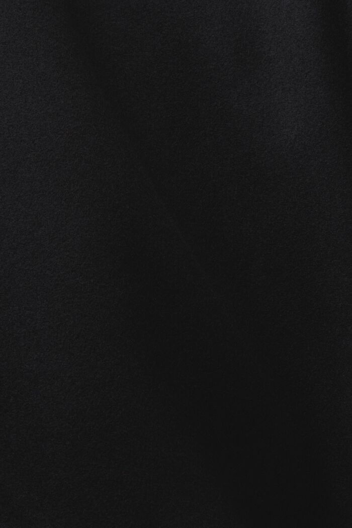 Giacca varsity in misto lana con applicazione del logo, BLACK, detail image number 6