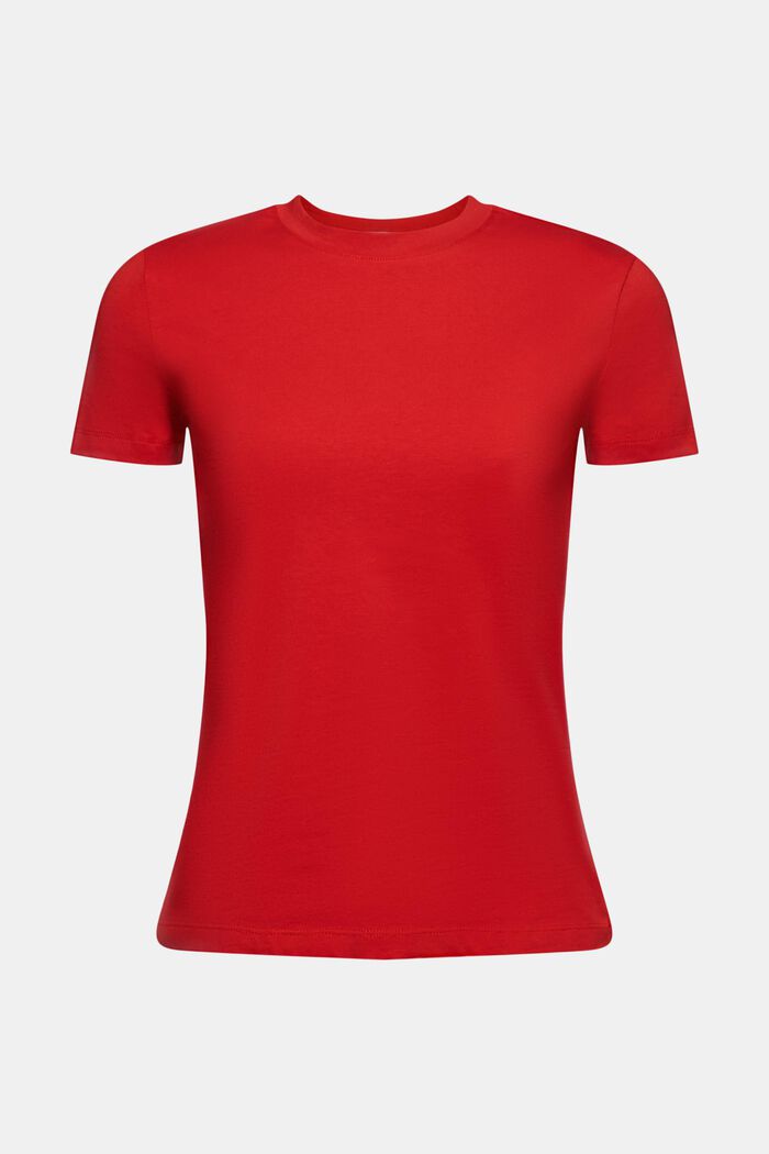 T-shirt a girocollo, DARK RED, detail image number 6