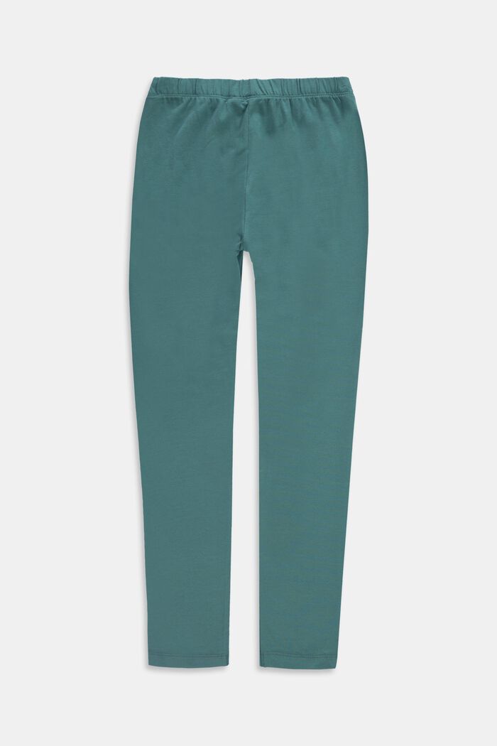 Pants knitted, TEAL GREEN, detail image number 1