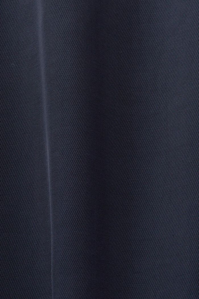 Abito stile camicia in viscosa, NAVY, detail image number 5