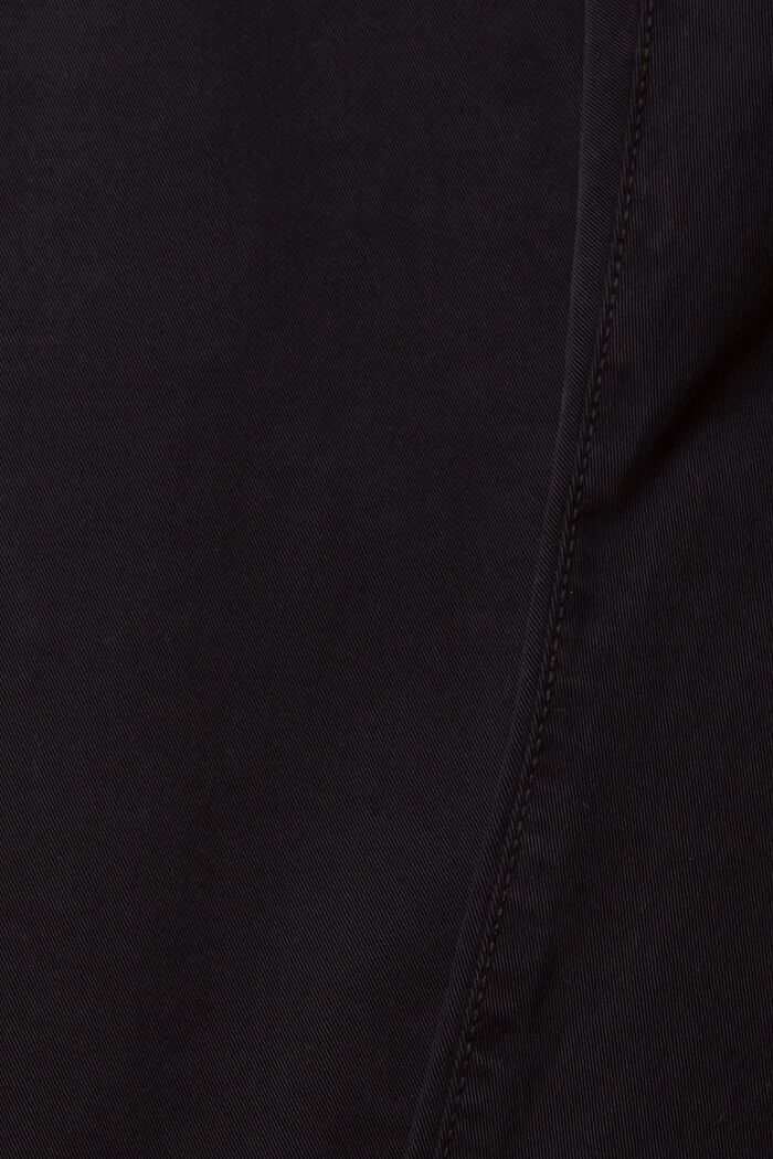 Pantaloni Slim Fit, cotone biologico, BLACK, detail image number 1