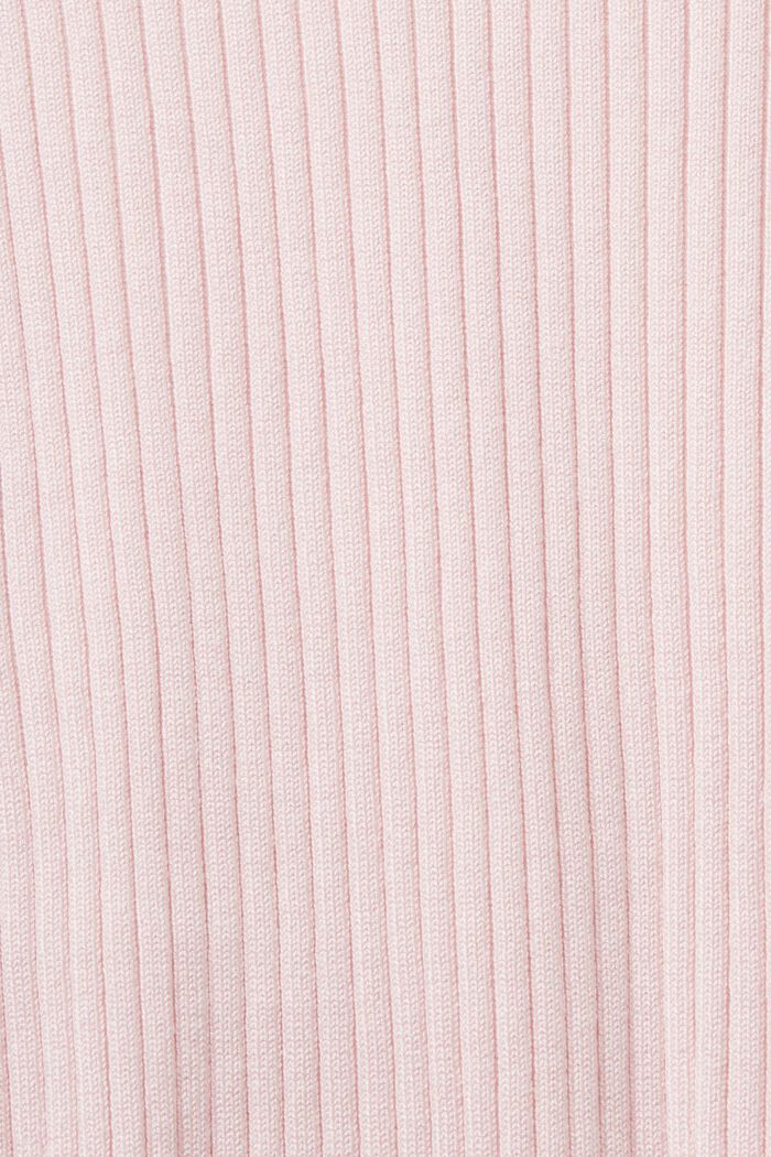 Top a righe in maglia a coste, PASTEL PINK, detail image number 5