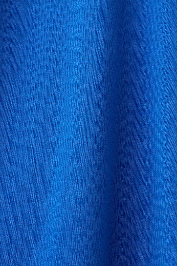 Felpa con logo ricamato, BRIGHT BLUE, detail image number 5