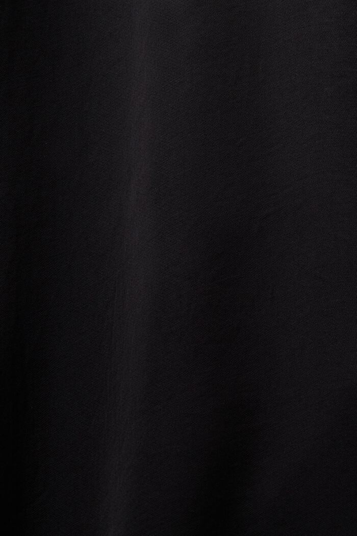 Camicia da notte in pizzo e raso, LENZING™ ECOVERO™, BLACK, detail image number 5