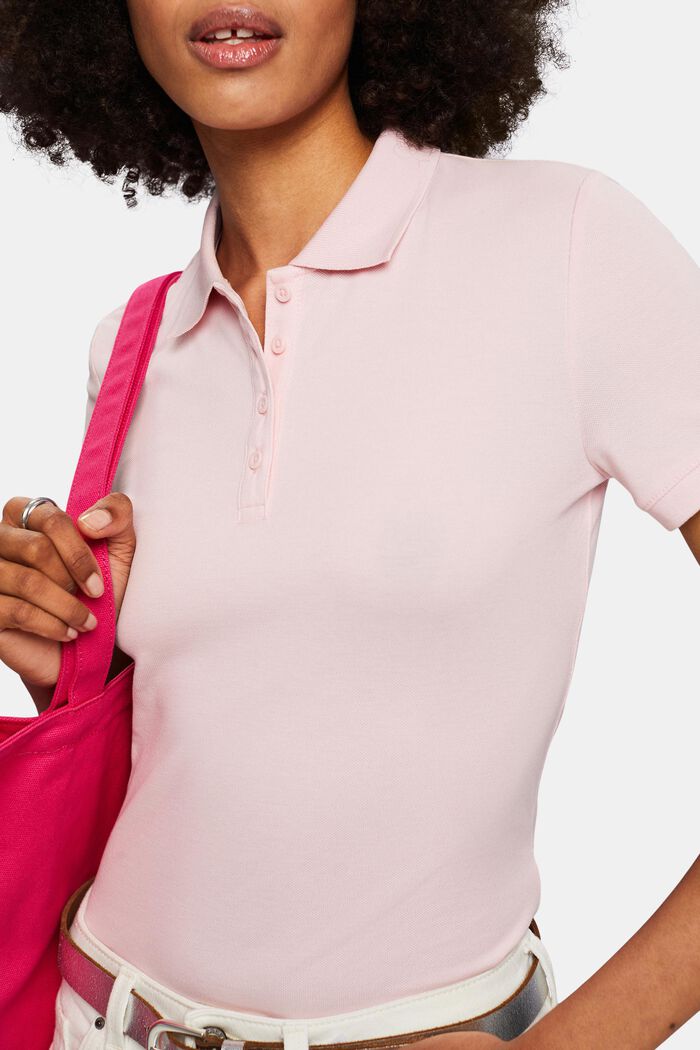 Polo in jersey, PASTEL PINK, detail image number 2