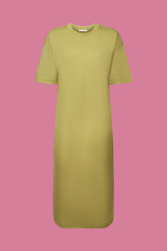 Abito a t-shirt midi, PISTACHIO GREEN, detail image number 6