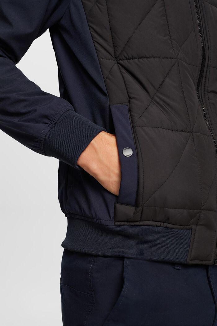 Giacca bomber softshell, NAVY, detail image number 0