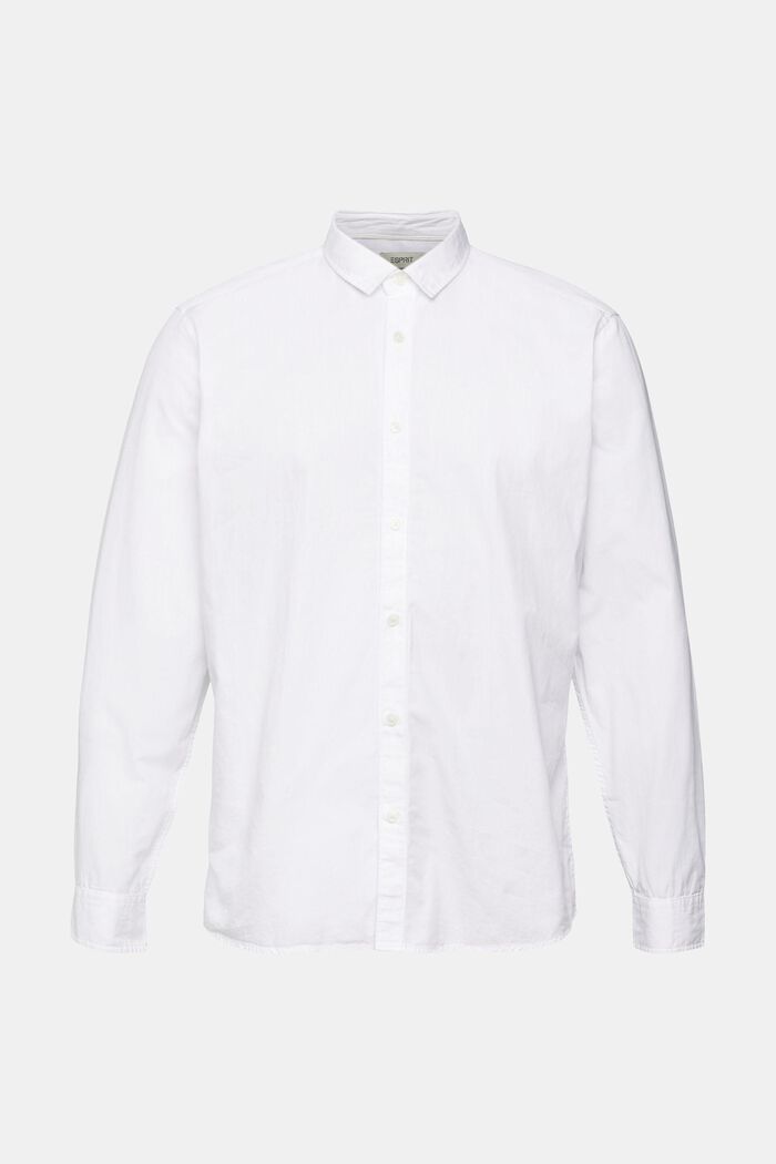 Camicia Slim Fit in cotone sostenibile, WHITE, detail image number 2