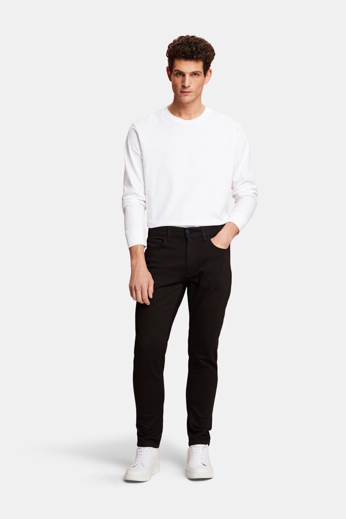 Pantaloni Slim Fit, BLACK, detail image number 5