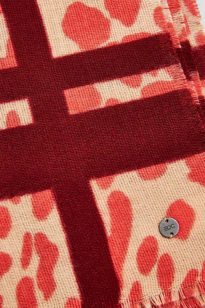 In materiale riciclato: foulard leopardato, CORAL, detail image number 3