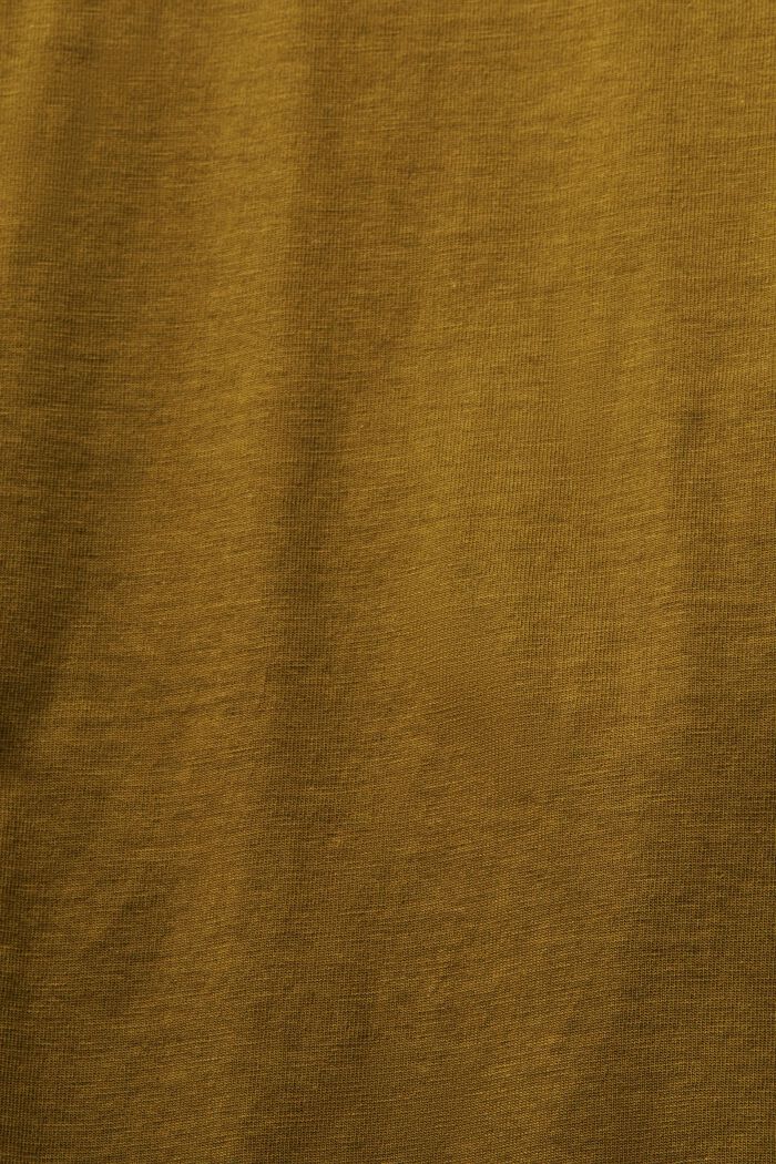 T-shirt in jersey di cotone biologico, OLIVE, detail image number 5