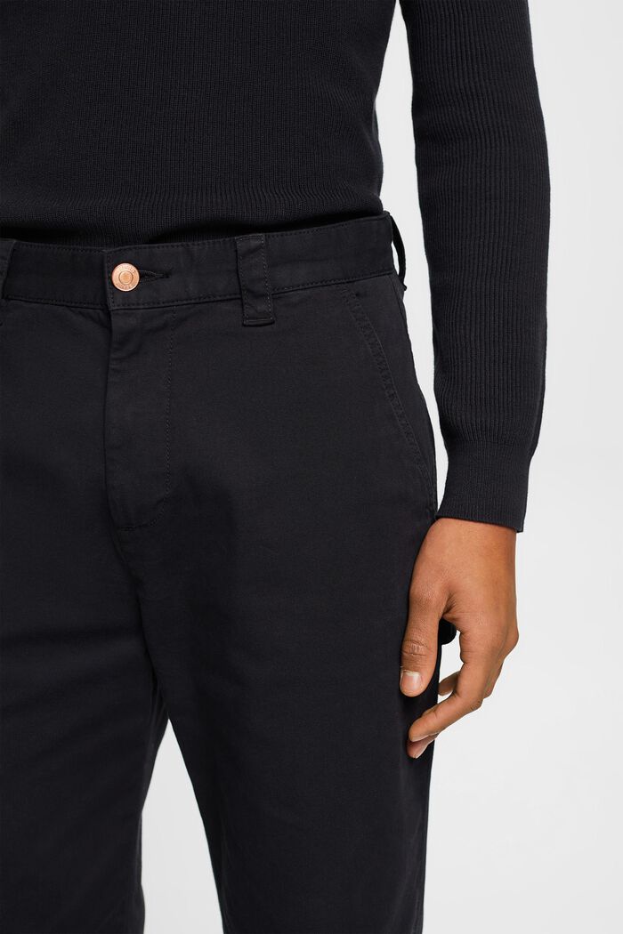 Pantaloni cargo Straight Fit in stile vintage, BLACK, detail image number 2