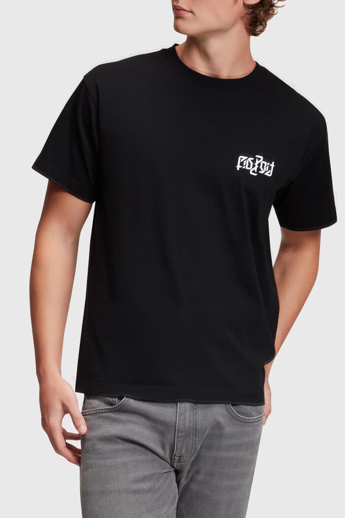 T-shirt AMBIGRAM mono, BLACK, detail image number 0