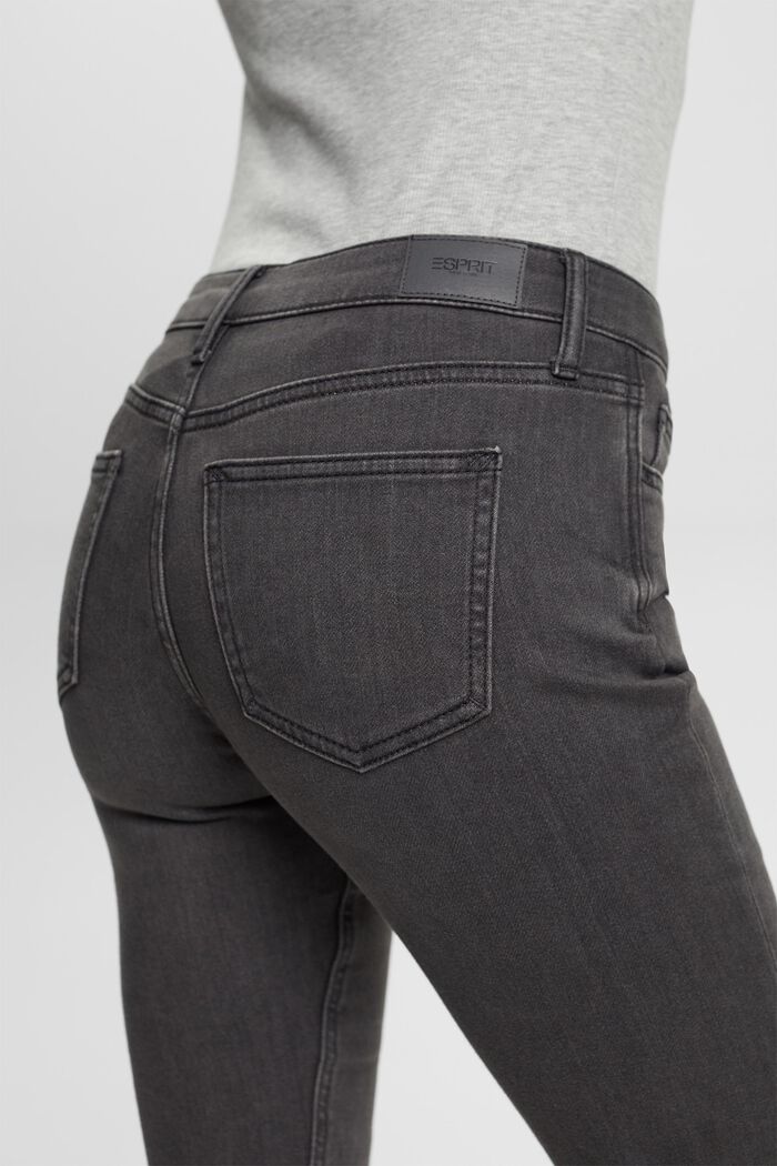 Jeans stretch slim fit, GREY MEDIUM WASHED, detail image number 2