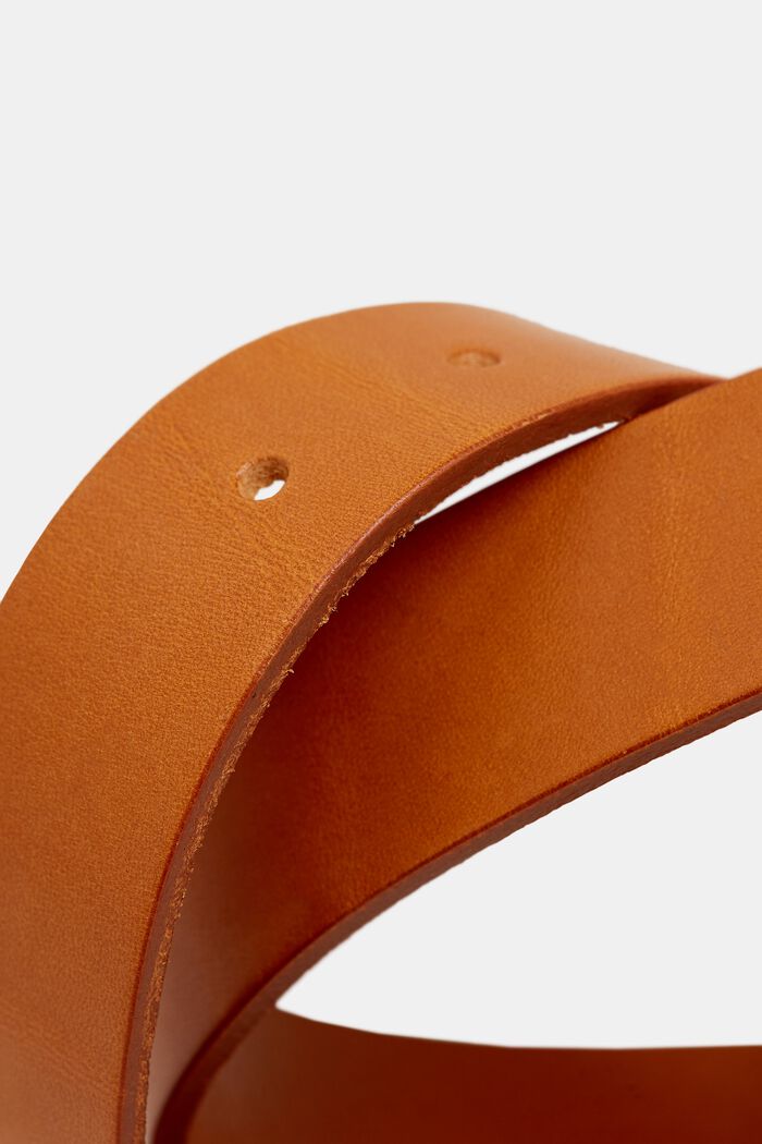 Cintura con fibbia vintage, in pelle, RUST BROWN, detail image number 1