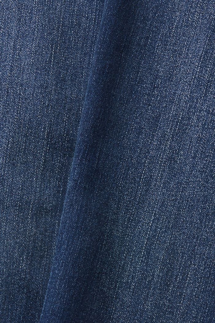 Jeans con taschino con zip, BLUE DARK WASHED, detail image number 4
