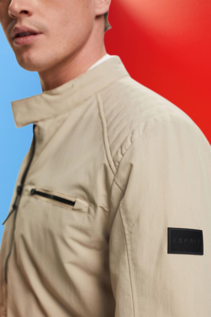 Giacca ripstop idrorepellente, LIGHT BEIGE, detail image number 2