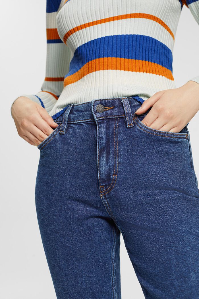 Jeans Mom Fit, BLUE DARK WASHED, detail image number 0