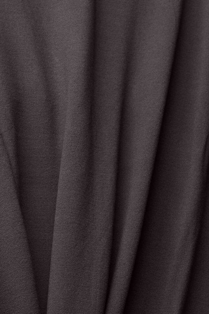 Polo in maglia fine, LENZING™ ECOVERO™, ANTHRACITE, detail image number 1