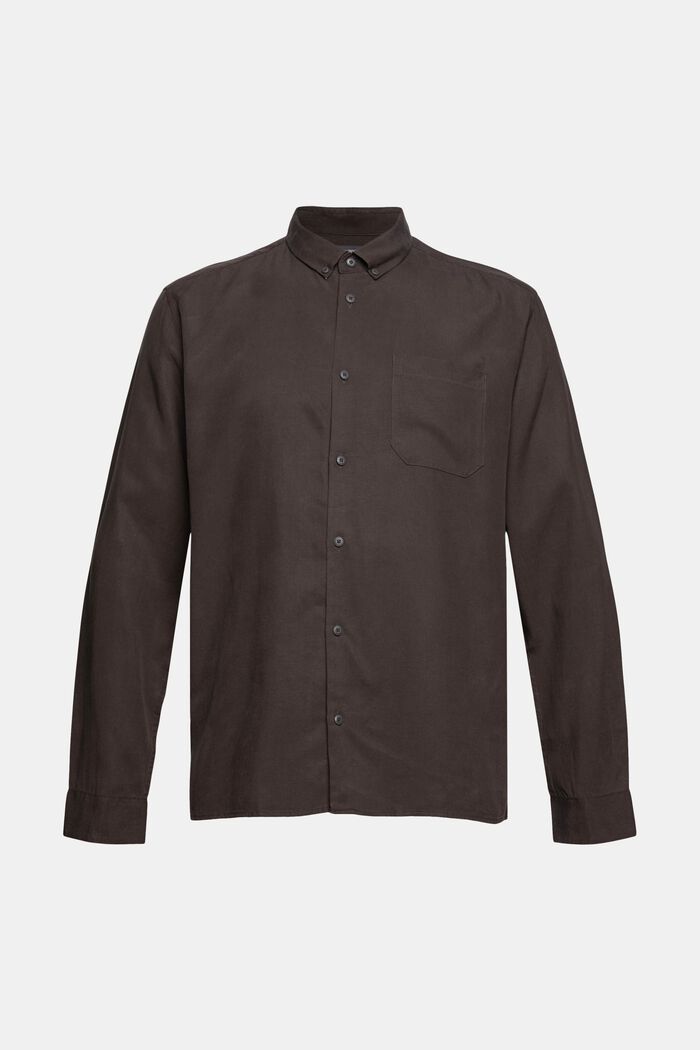Con lino: camicia button-down