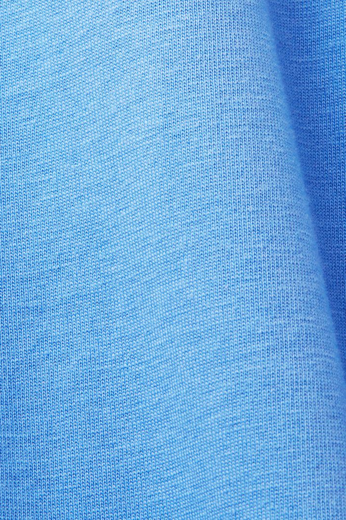 T-shirt girocollo, 100% cotone, LIGHT BLUE, detail image number 5