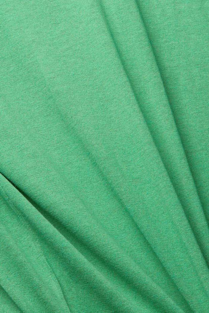 Con TENCEL™: polo a manica lunga, GREEN, detail image number 1