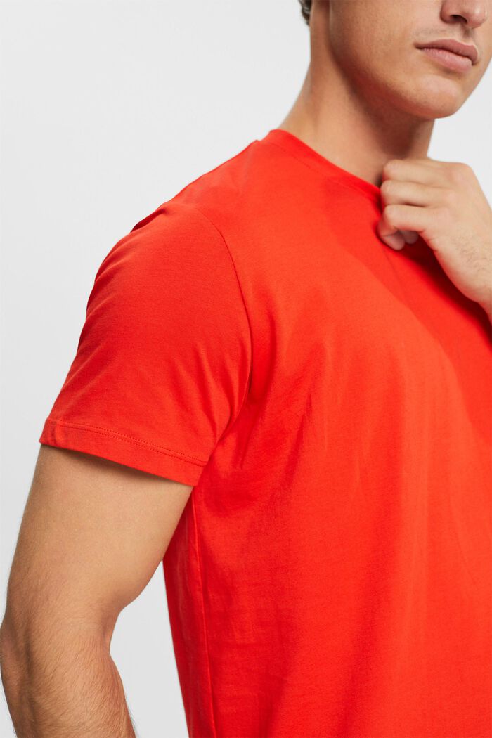 T-shirt in jersey, 100% cotone, RED, detail image number 0